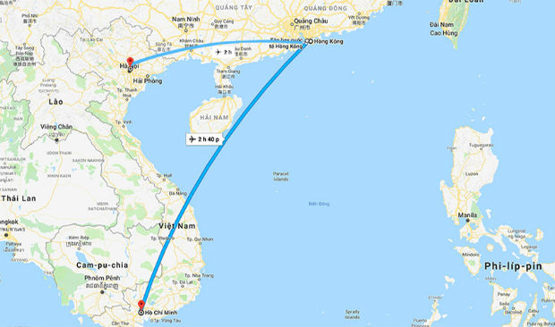 Vé máy bay từ Hà Nội đi Hồng Kông