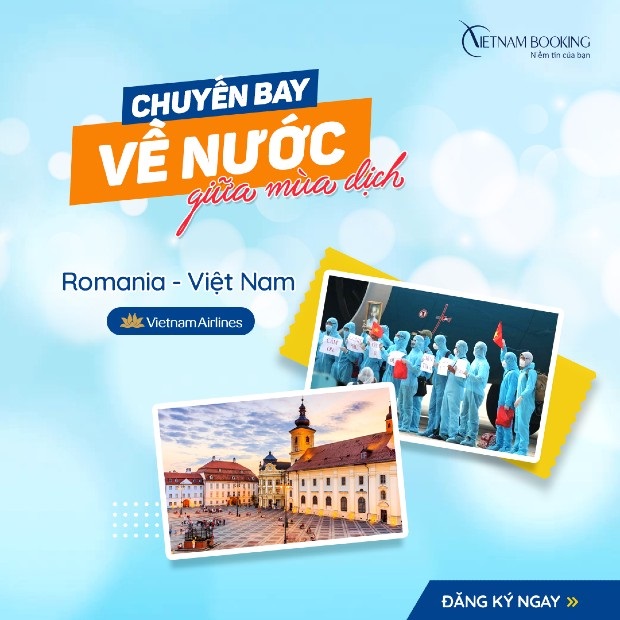 chuyến bay từ Romania về Việt Nam