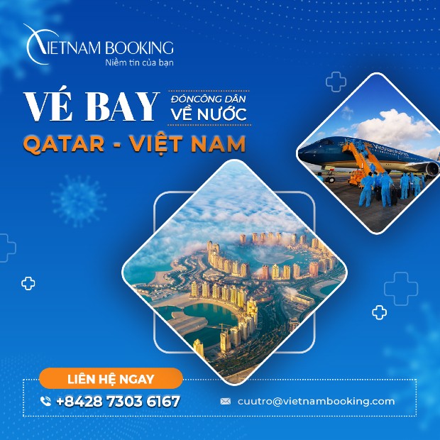 Vé máy bay từ Qatar về Việt Nam
