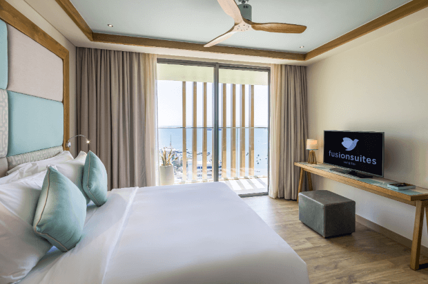 Phòng ngủ tại khách sạn Fusion Suites Vũng Tàu