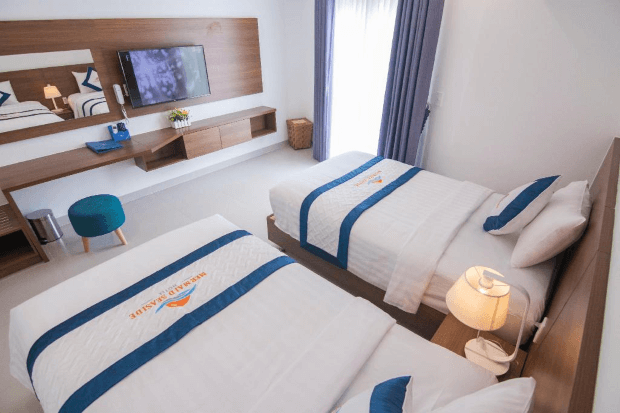 Phòng ngủ tại khách sạn Mermaid Seaside Vũng Tàu